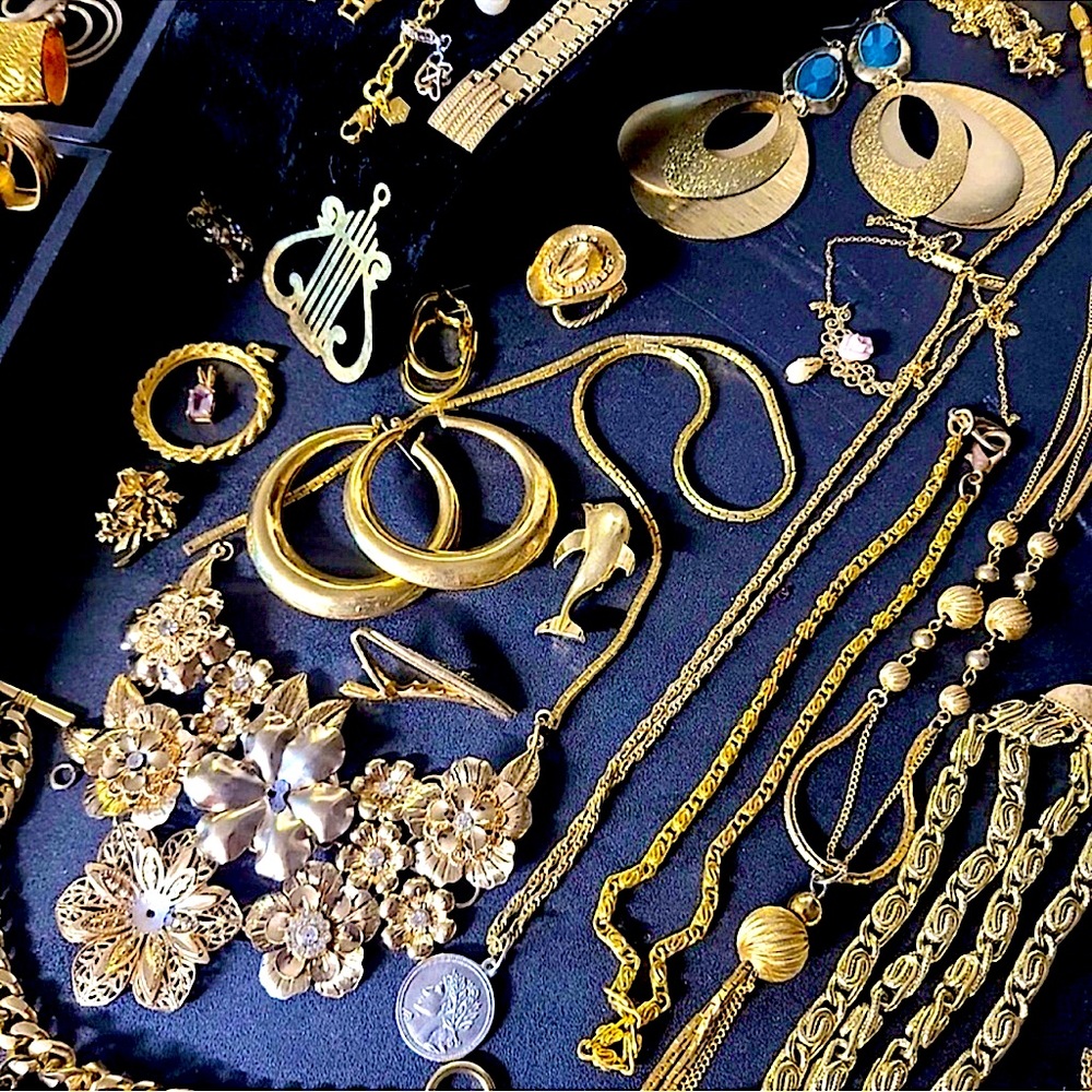 2 LBs Vintage Mod Jewelry Lot~ Bulk UNSEARCHED or Curated ~ U CHOOSE